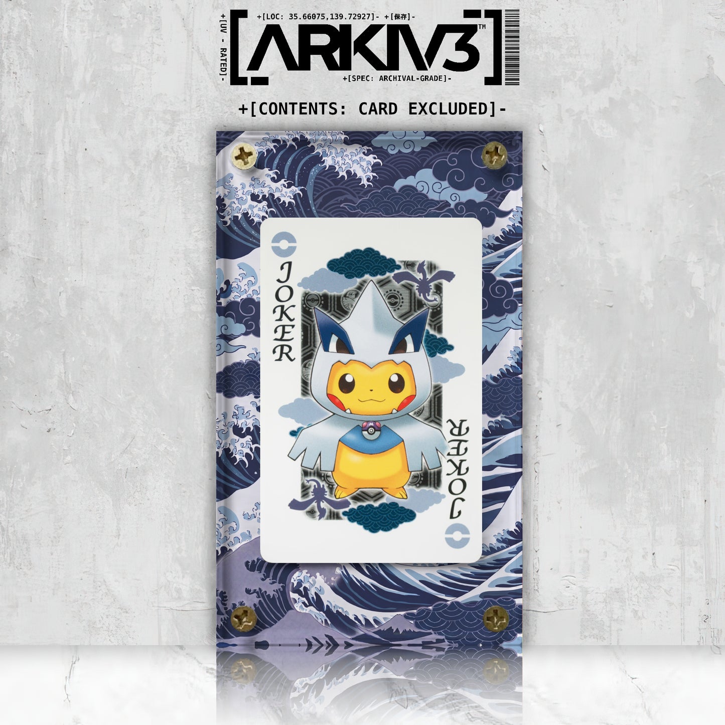 Maiko & Okuge Lugia Poncho Pikachu Joker Extended Art Display Case - Raw