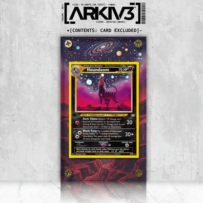 [UNIT:8/64] // Houndoom Extended Art Display Case - Raw