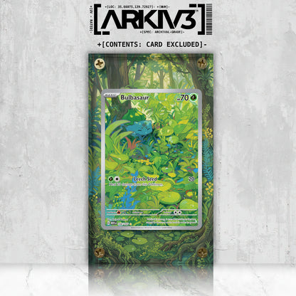 [UNIT: 166/165] // Bulbasaur Extended Art Display Case - Raw