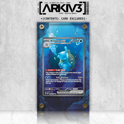 [UNIT: 200/165] // Blastoise ex Extended Art Display Case - Raw