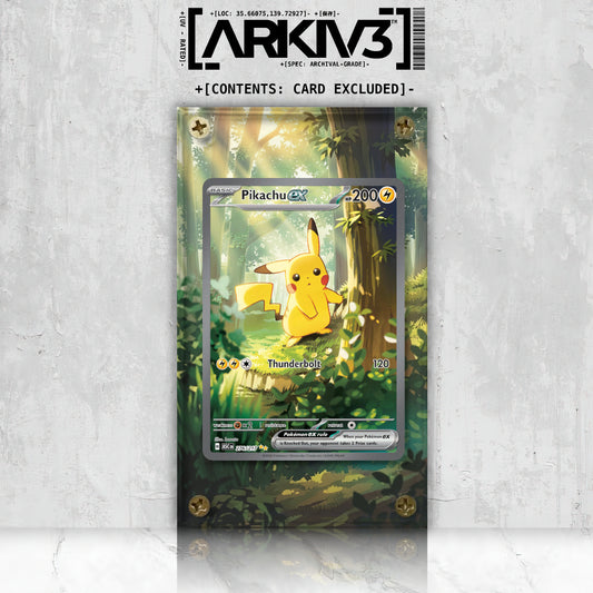 [UNIT: 276/217] // Pikachu ex Extended Art Display Case - Raw