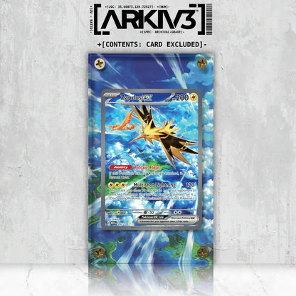 [UNIT: 202/265] // Zapdos ex Extended Art Display Case - Raw