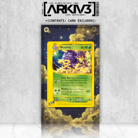 [UNIT: 70/165] // Weezing Extended Art Display Case - Raw