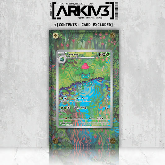 [UNIT: 167/165] // Ivysaur Extended Art Display Case - Raw