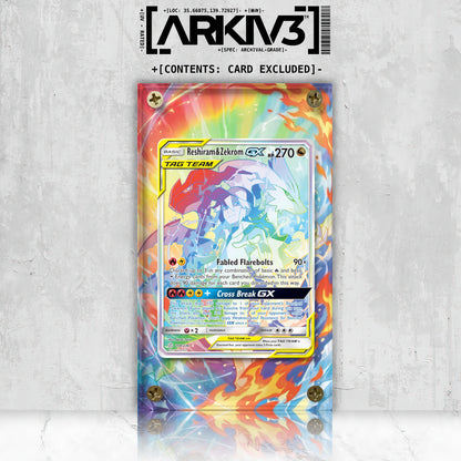 [UNIT: 259/236] // Reshiram & Zekrom GX Extended Art Display Case - Raw