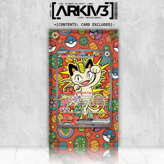 [UNIT: 121/088] // Meowth Extended Art Display Case - Raw