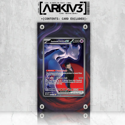 [UNIT: 281/217] // Team Rocket's Mewtwo ex Extended Art Display Case - Raw
