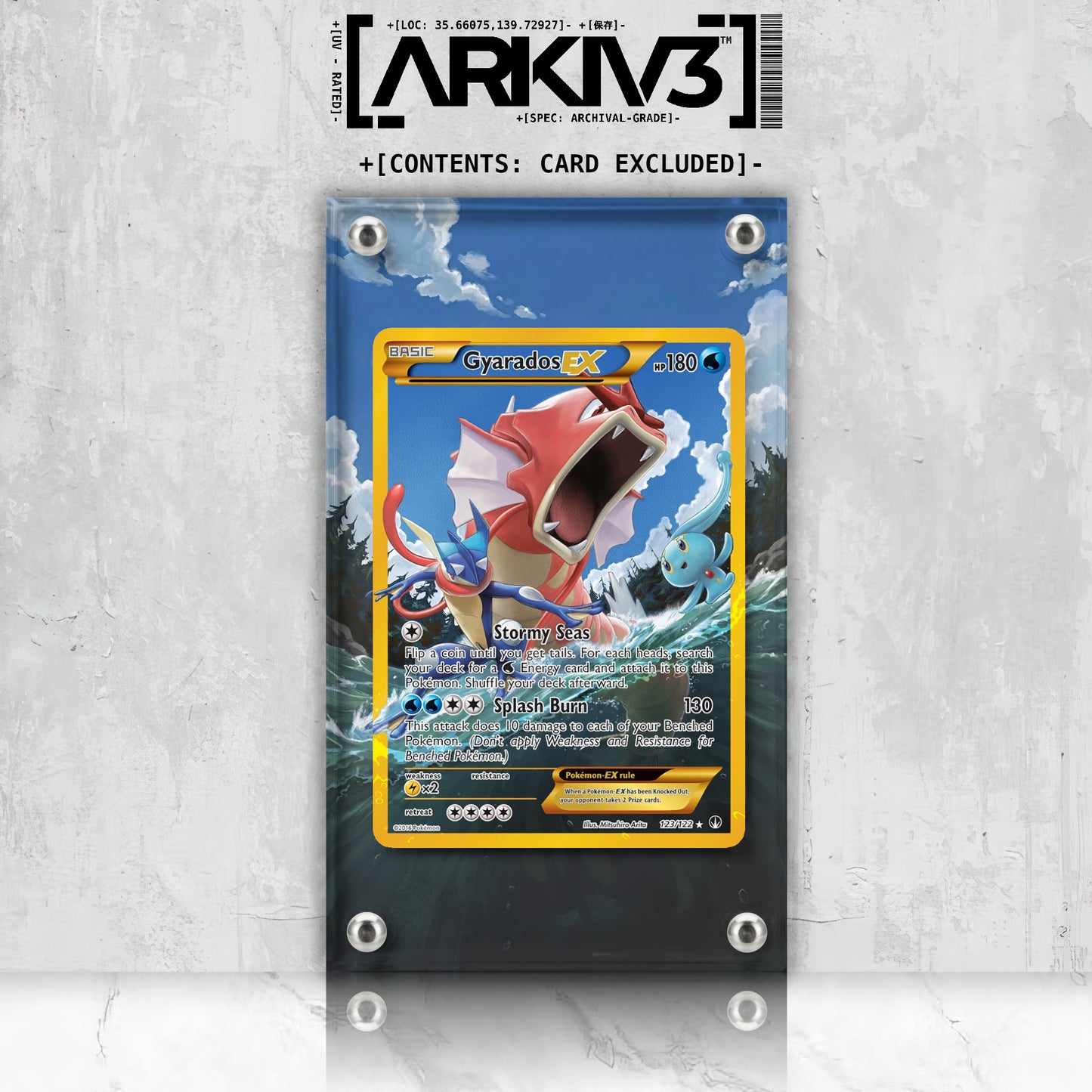 [UNIT: 123/122] // Gyarados EX Extended Art Display Case - Raw