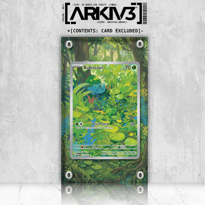 [UNIT: 166/165] // Bulbasaur Extended Art Display Case - Raw
