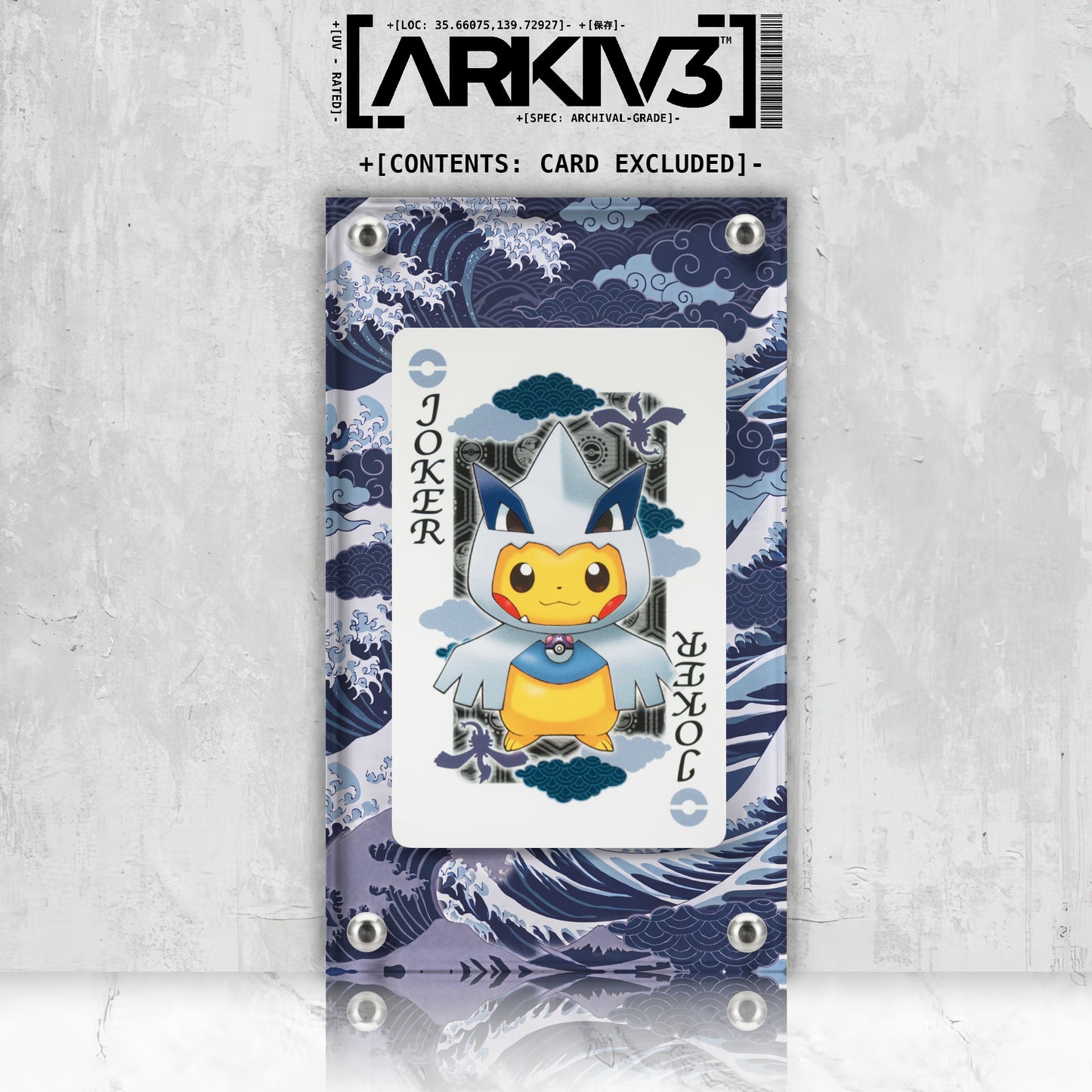 Maiko & Okuge Lugia Poncho Pikachu Joker Extended Art Display Case - Raw