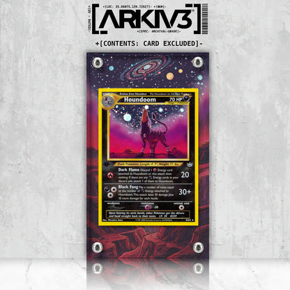 [UNIT:8/64] // Houndoom Extended Art Display Case - Raw