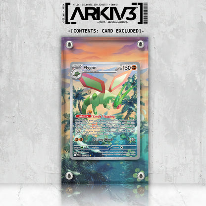 [UNIT: 101/094] // Flygon Extended Art Display Case - Raw