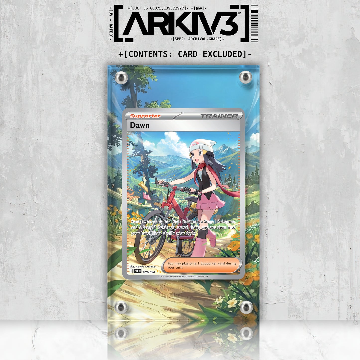 [UNIT: 129/094] // Dawn Extended Art Display Case - Raw