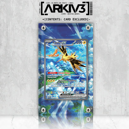 [UNIT: 202/265] // Zapdos ex Extended Art Display Case - Raw