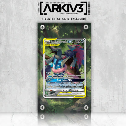 [UNIT: 201/214] // Greninja & Zoroark GX Extended Art Display Case - Raw