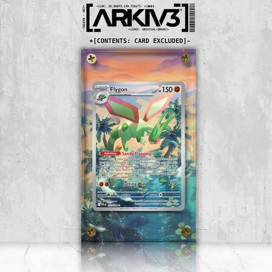 [UNIT: 101/094] // Flygon Extended Art Display Case - Raw