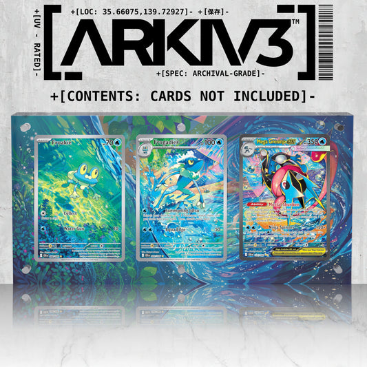 [UNIT: 116/086, 089/086, 088/086] // Mega Greninja ex, Frogadier & Froakie Extended Art Triptych - Raw