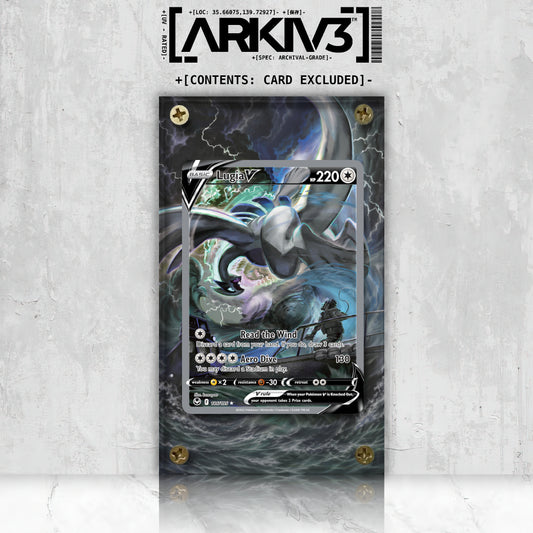 [UNIT: 186/195] // Lugia V Extended Art Display Case - Raw