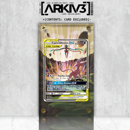 [UNIT: SM240] // Espeon & Deoxys Extended Art Display Case - Raw