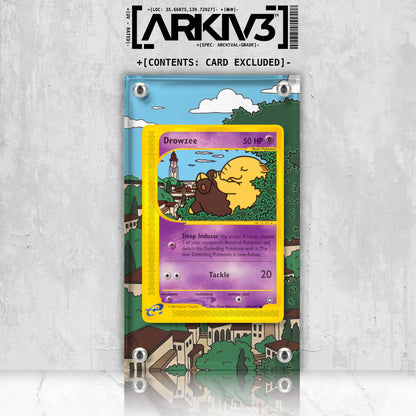 [UNIT: 74a/147] // Drowzee Extended Art Display Case - Raw