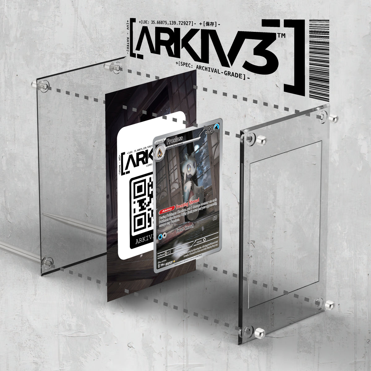 [UNIT: 174/167] // Froslass Extended Art Display Case - Raw