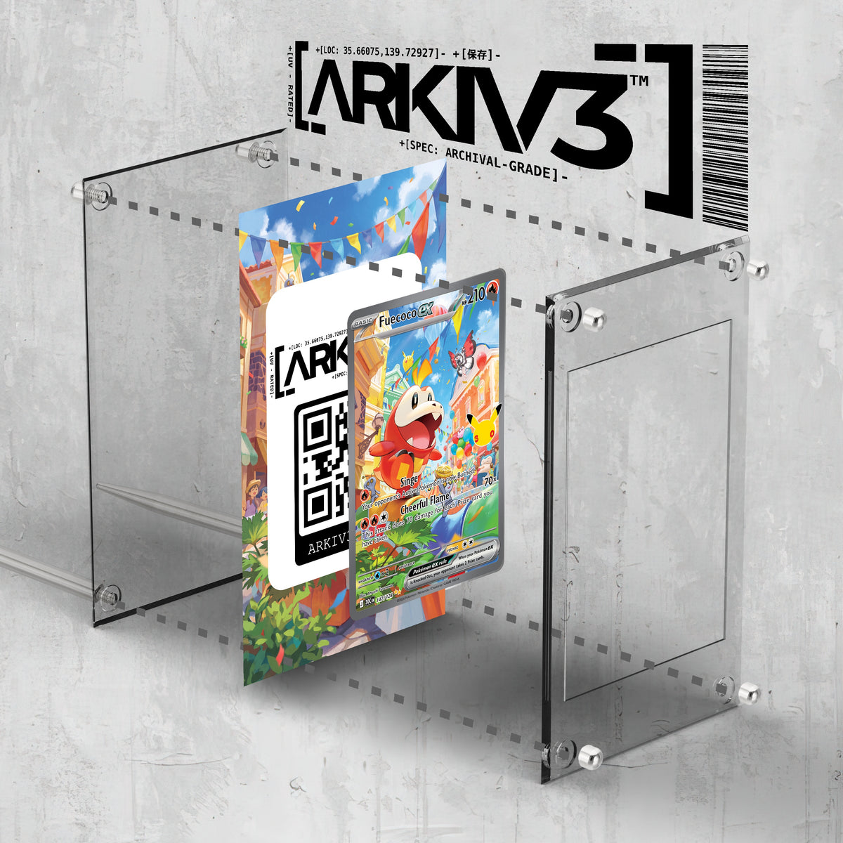 [UNIT: 147/128] // Fuecoco ex Extended Art Display Case - Raw