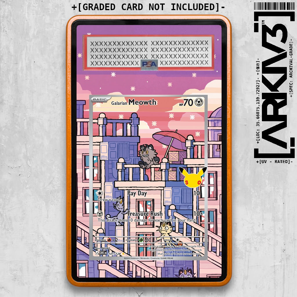 ARKIV3 PSA graded front - Orange
