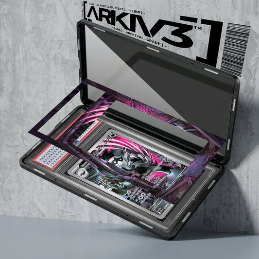 ARKIV3 PSA graded exploded mockup