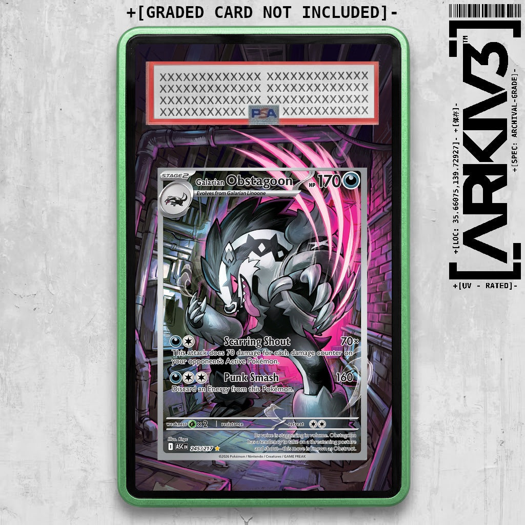 ARKIV3 PSA graded front - Green