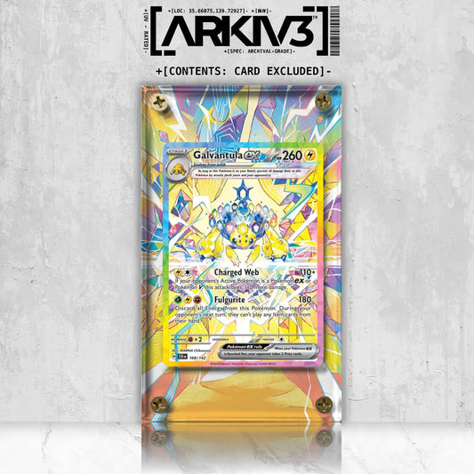 [UNIT: 168/142] // Galvantula ex Extended Art Display Case - Raw