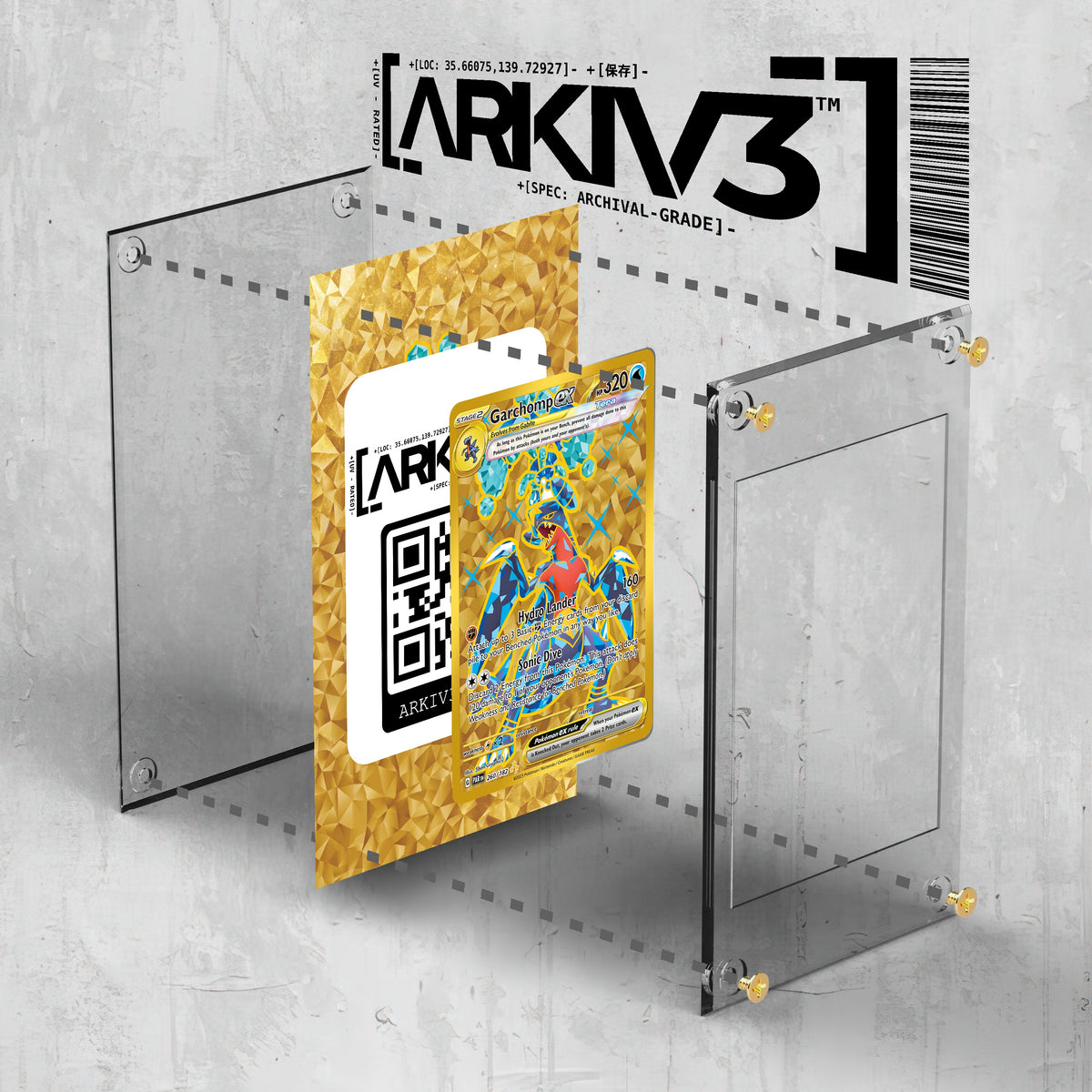 [UNIT: 260/182] // Garchomp ex Extended Art Display Case - Raw