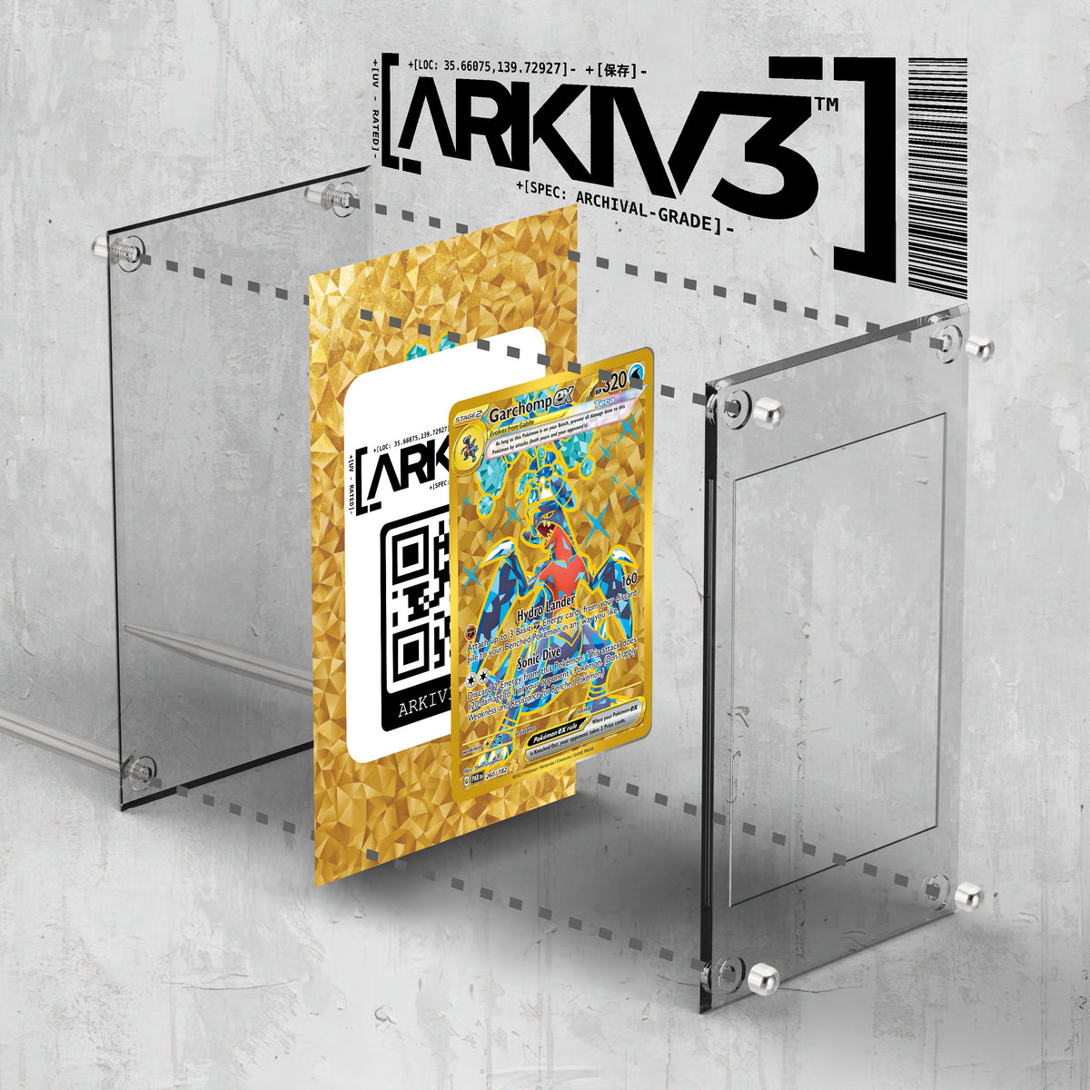 [UNIT: 260/182] // Garchomp ex Extended Art Display Case - Raw