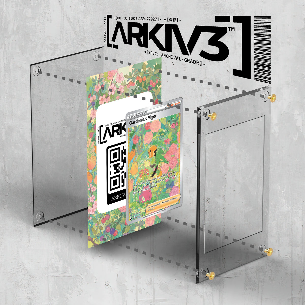 [UNIT: GG61/70] // Gardenia's Vigor Extended Art Display Case - Raw