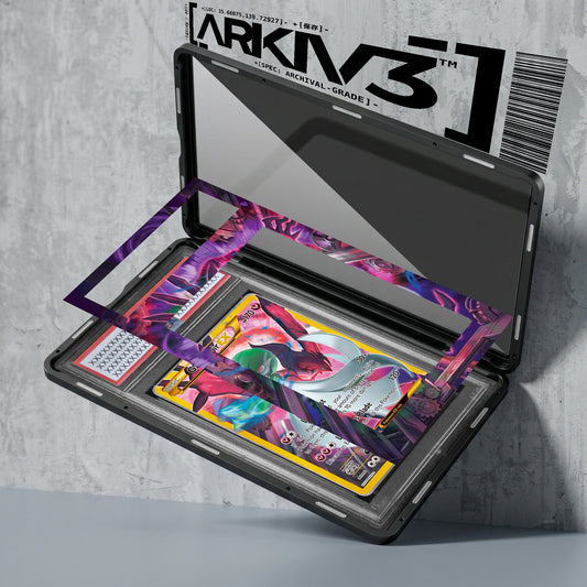 ARKIV3 PSA graded exploded mockup