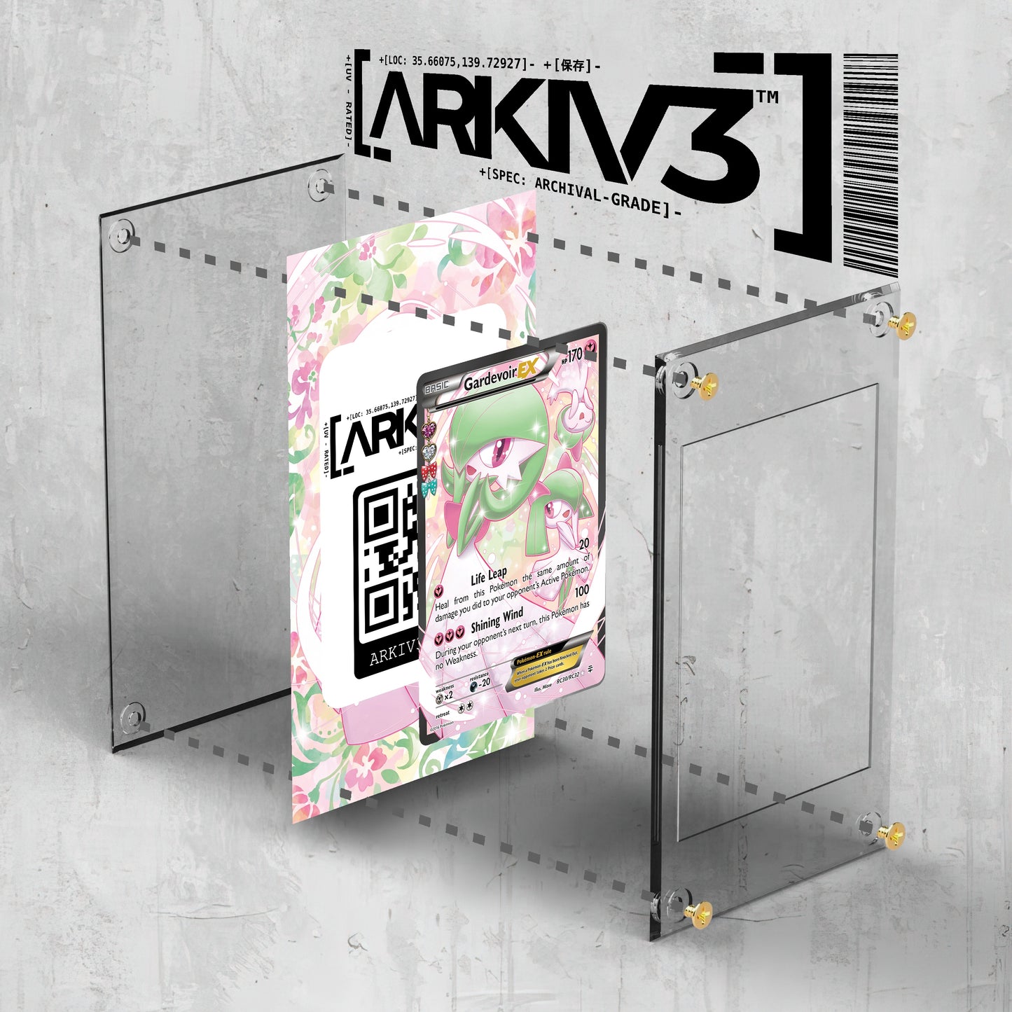 [UNIT: RC30/83] // Gardevoir-EX Extended Art Display Case - Raw