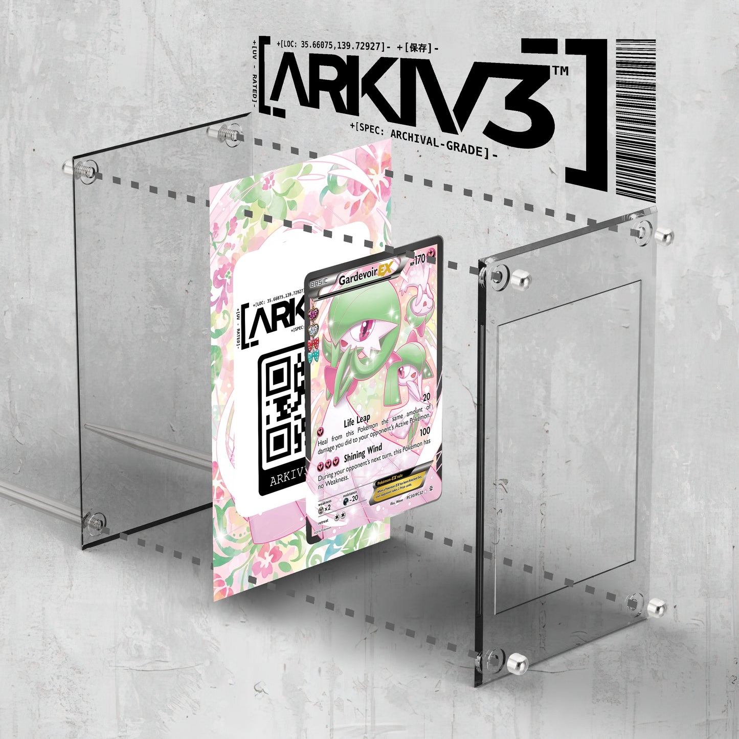 [UNIT: RC30/83] // Gardevoir-EX Extended Art Display Case - Raw