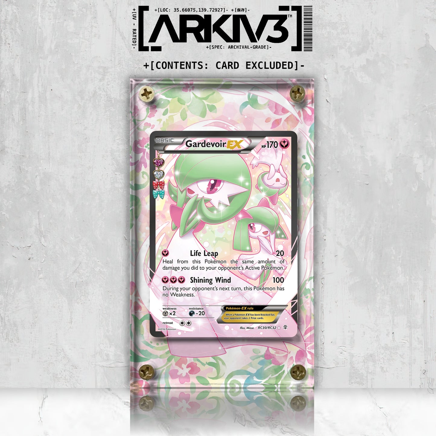 [UNIT: RC30/83] // Gardevoir-EX Extended Art Display Case - Raw