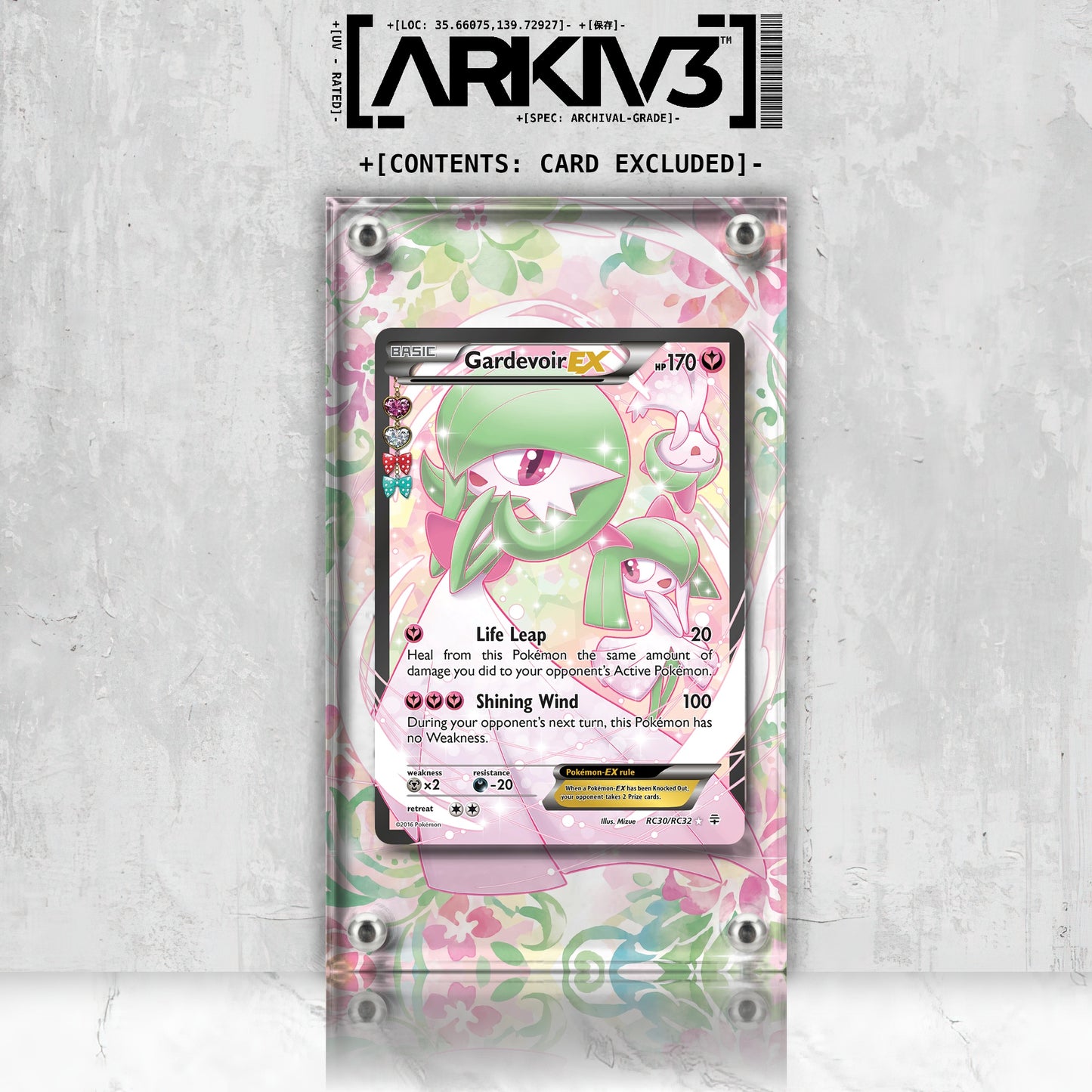 [UNIT: RC30/83] // Gardevoir-EX Extended Art Display Case - Raw