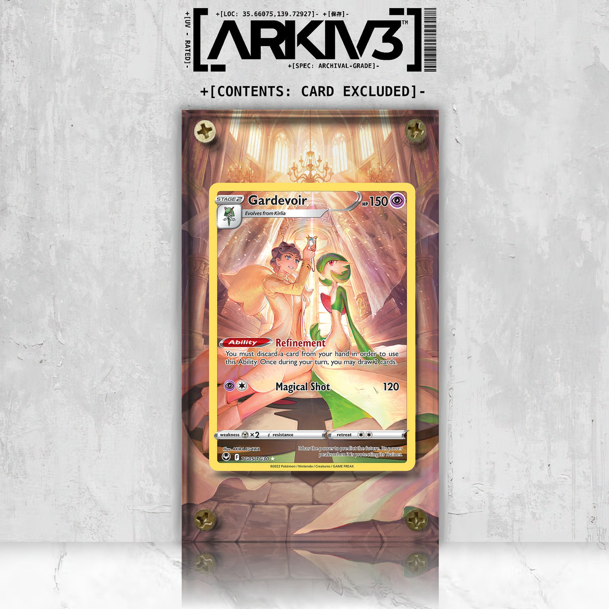[UNIT: TG05/TG30] // Gardevoir Extended Art Display Case - Raw