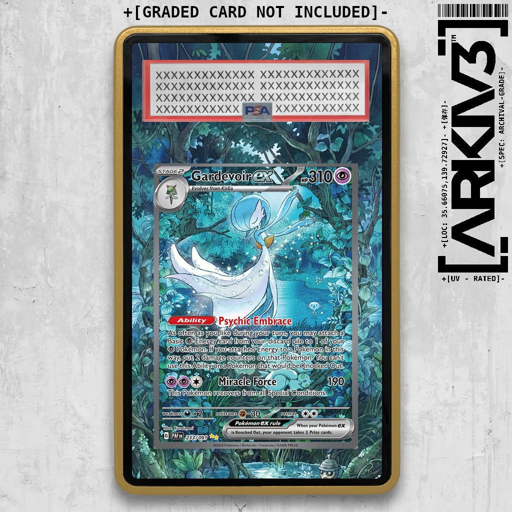 [UNIT: 233/091] // Gardevoir ex Extended Art Display Case - Graded