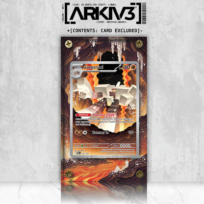 [UNIT: 147/132] // Garganacl Extended Art Display Case - Raw