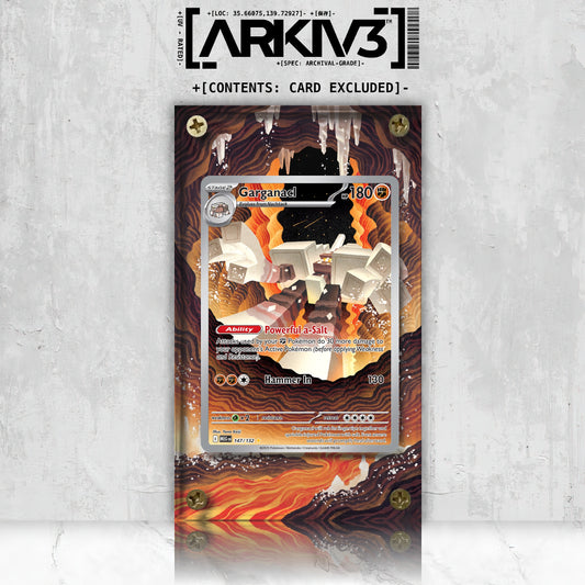 [UNIT: 147/132] // Garganacl Extended Art Display Case - Raw