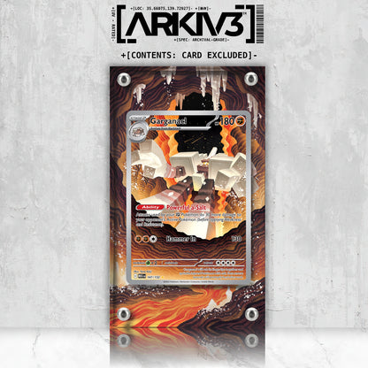[UNIT: 147/132] // Garganacl Extended Art Display Case - Raw