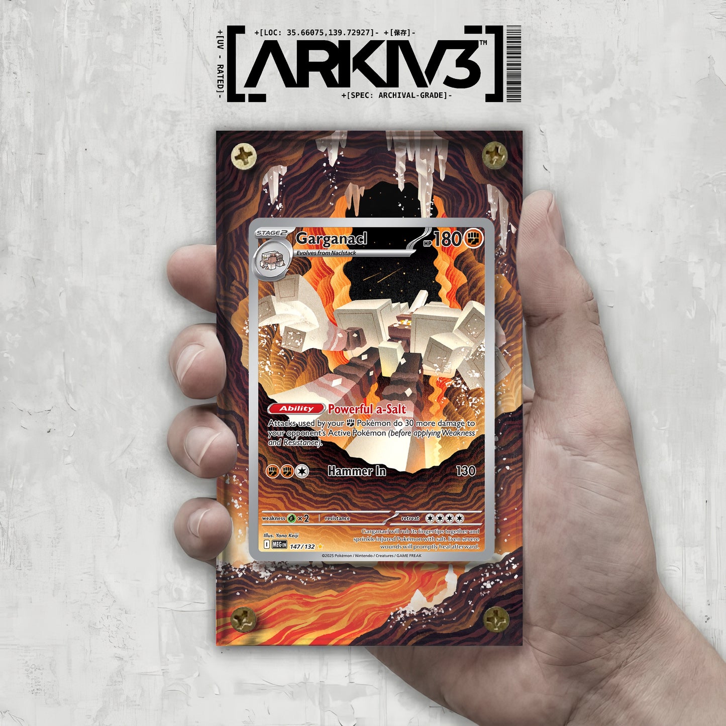 [UNIT: 147/132] // Garganacl Extended Art Display Case - Raw