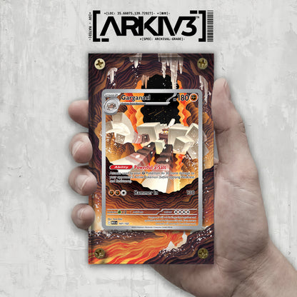 [UNIT: 147/132] // Garganacl Extended Art Display Case - Raw