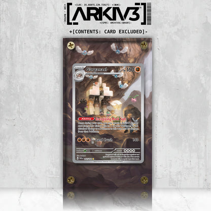 [UNIT: 202/182] // Garganacl Extended Art Display Case - Raw