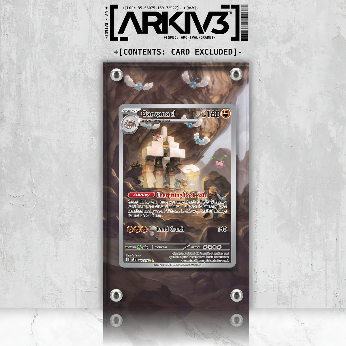 [UNIT: 202/182] // Garganacl Extended Art Display Case - Raw