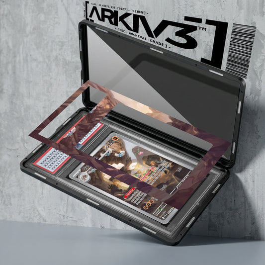 ARKIV3 PSA graded exploded mockup