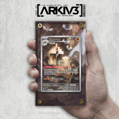 [UNIT: 202/182] // Garganacl Extended Art Display Case - Raw