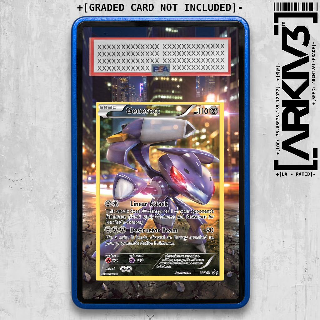 [UNIT: XY119/211] // Genesect Extended Art Display Case - Graded